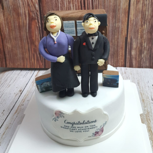 Grand Organ Couple Cake